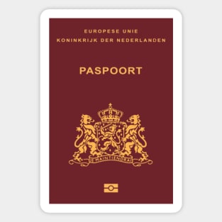 Netherlands passport Magnet